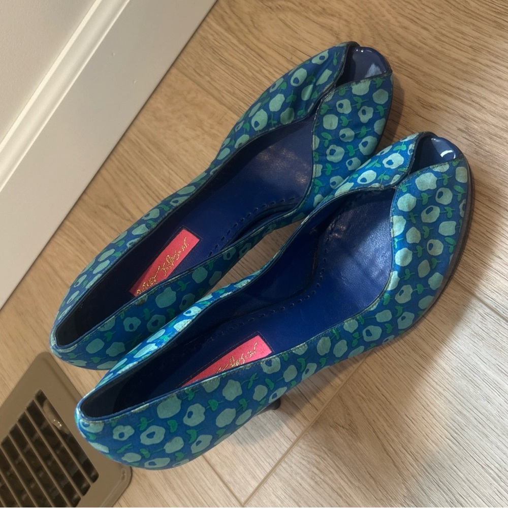 Betsey Johnson Vero Cuoio Womens Platform Size 8.5 Event Prom HOCO Bratcore Y2K - Picture 12 of 15